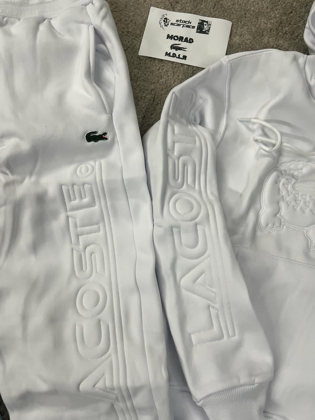 Chándal Lacoste blanco