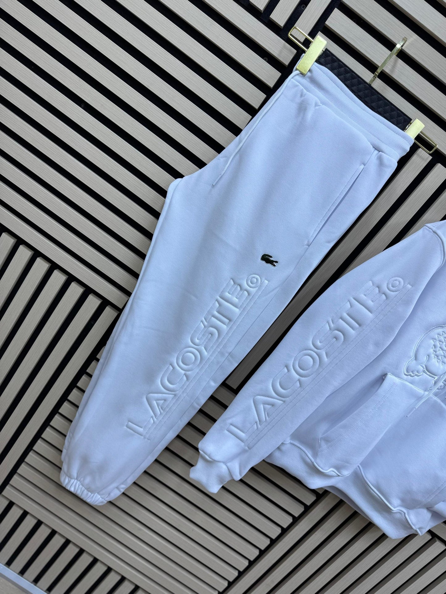 Chándal Lacoste blanco