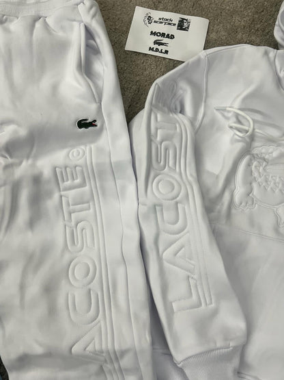 Chándal Lacoste blanco